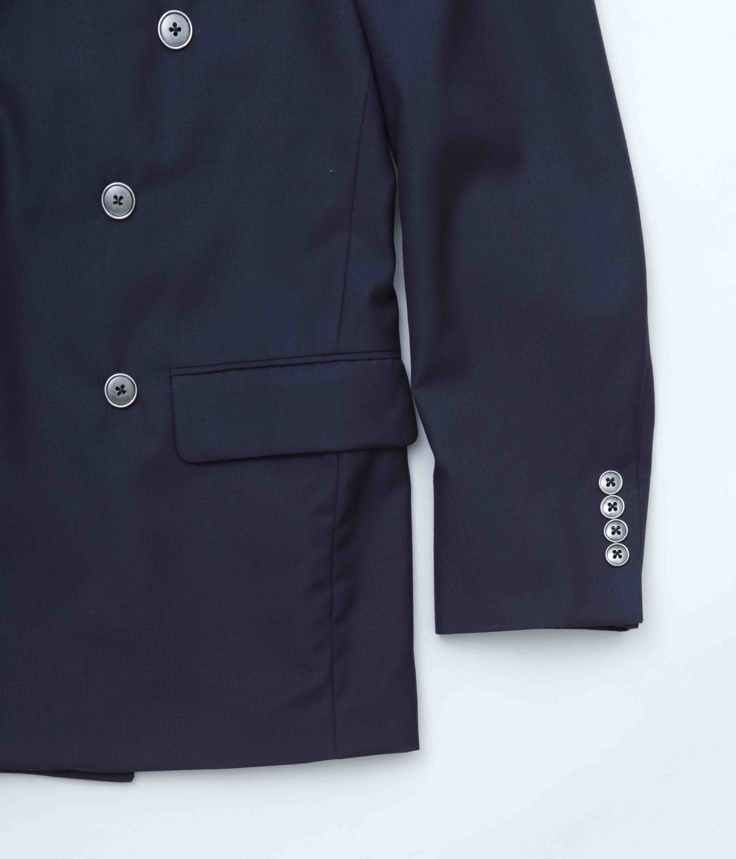 INDIVIDUALIZED CLOTHING ''THE DOUBLE BREASTED BLAZER'' (NAVY)