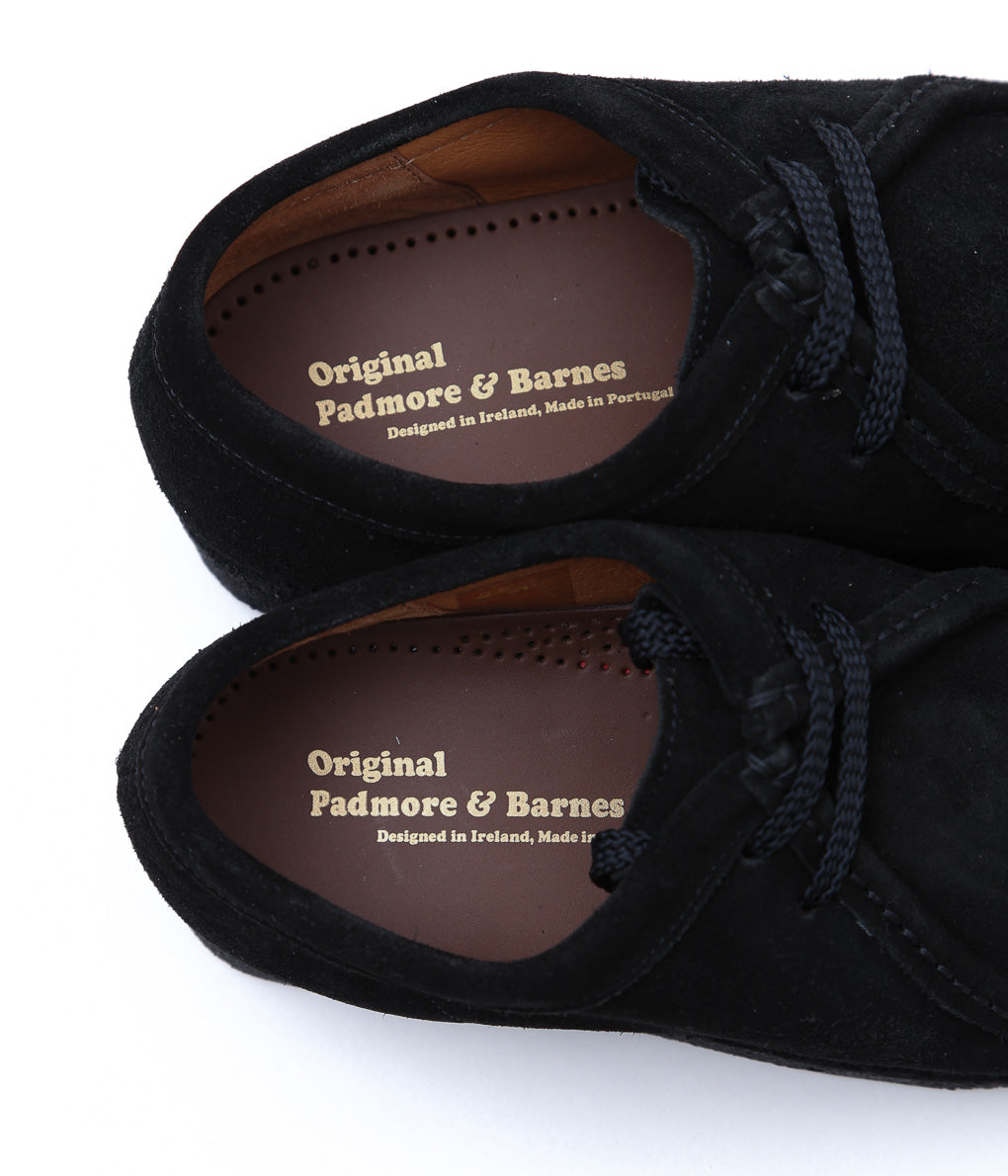 PADMORE&BARNES ''ORIGINAL SUEDE'' (BLACK SUEDE)