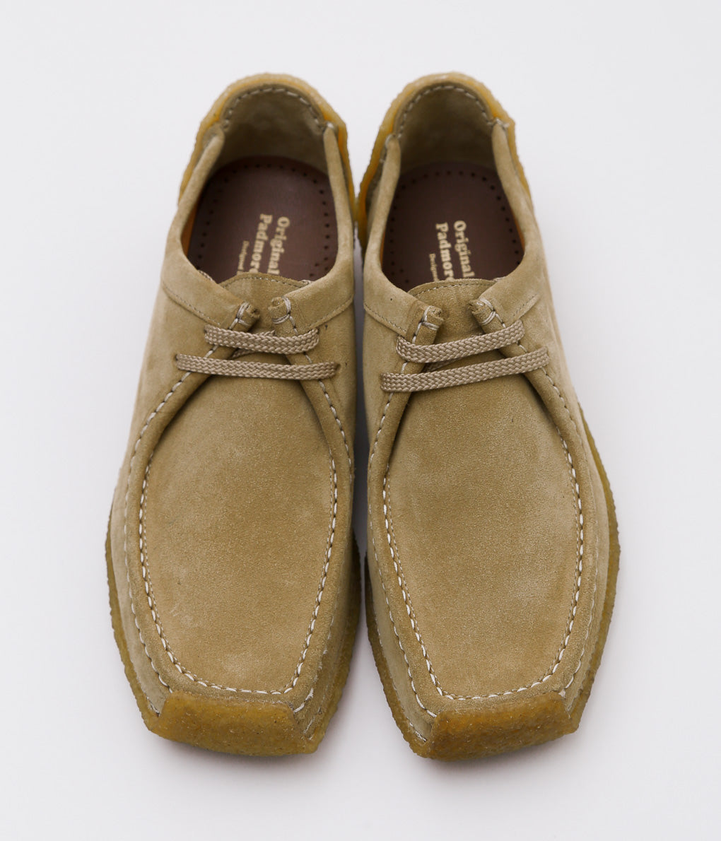 PADMORE&BARNES ''TRAIL SHOE SUEDE'' (LIGHT BEIGE SUEDE)