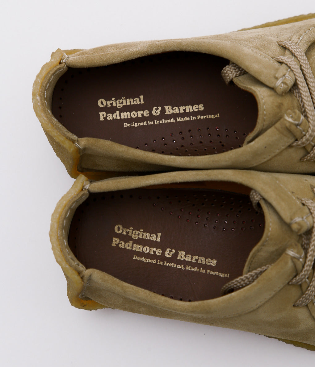 PADMORE&BARNES ''TRAIL SHOE SUEDE'' (LIGHT BEIGE SUEDE)
