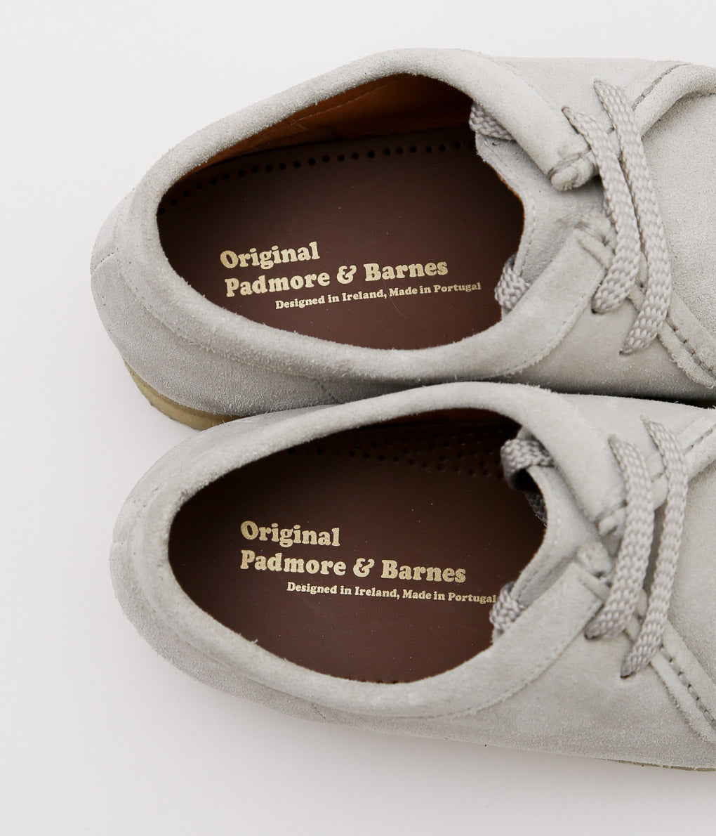 PADMORE&BARNES ''ORIGINAL SUEDE'' (LIGHT GREY SUEDE)