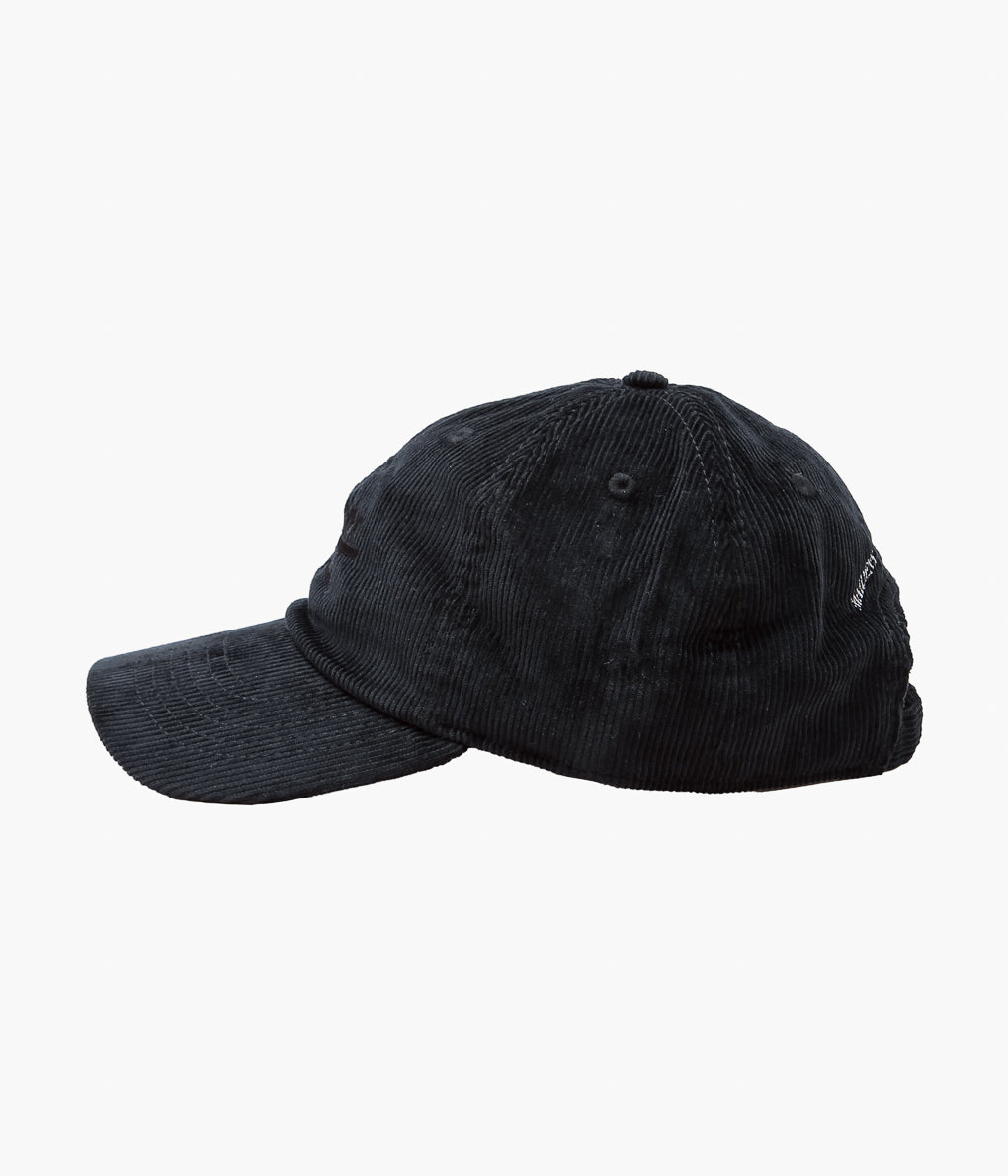 STUDIO WEAREALLANIMALS × MAIDENS SHOP ''ESSENTIAL SCRIPT LOGO CAP CORDUROY'' (BLACK)