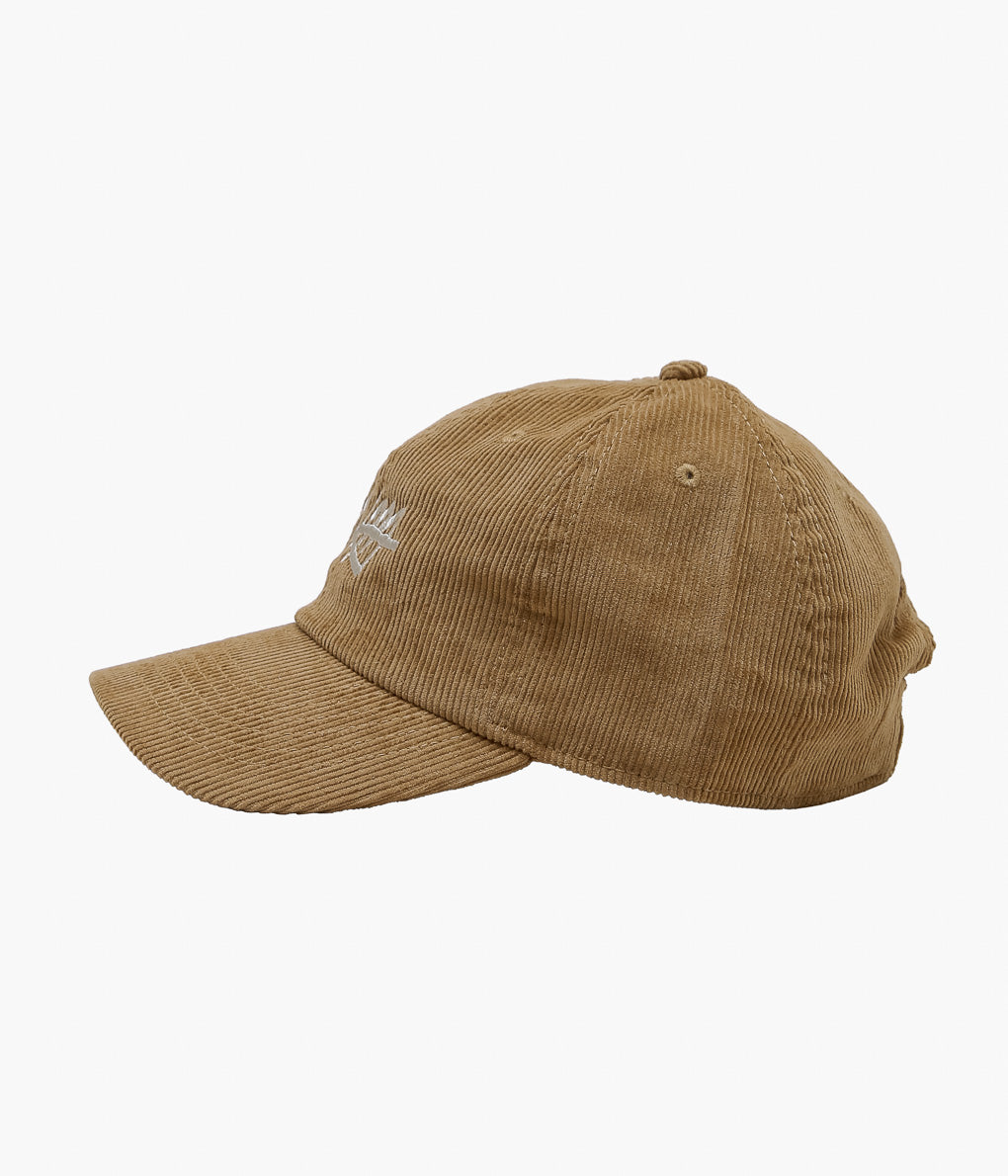 STUDIO WEAREALLANIMALS × MAIDENS SHOP ''ESSENTIAL SCRIPT LOGO CAP CORDUROY'' (TAN)