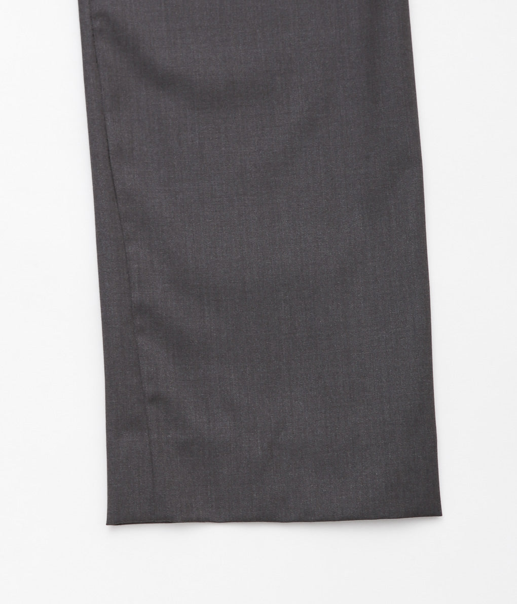 GABRIELA COLL GARMENTS "NO.198 LORO PIANA FINE WOOL POCKET TROUSERS MENS" (GREY MELANGE)