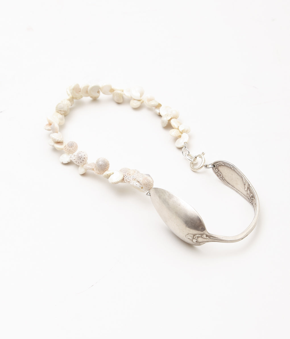 LA CATERINA JEWELRY ''BRACELET CESENA ROSE'' (BEIGE SHELL)