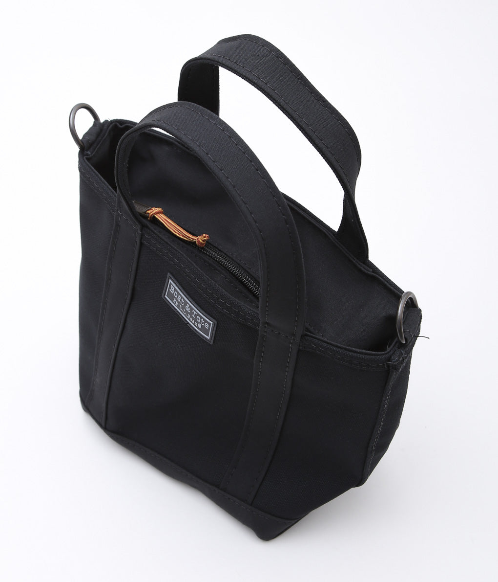 LL BEAN ''BOAT AND TOTE 80 CROSSBODY ZIP TOP SMALL''(BLACK)