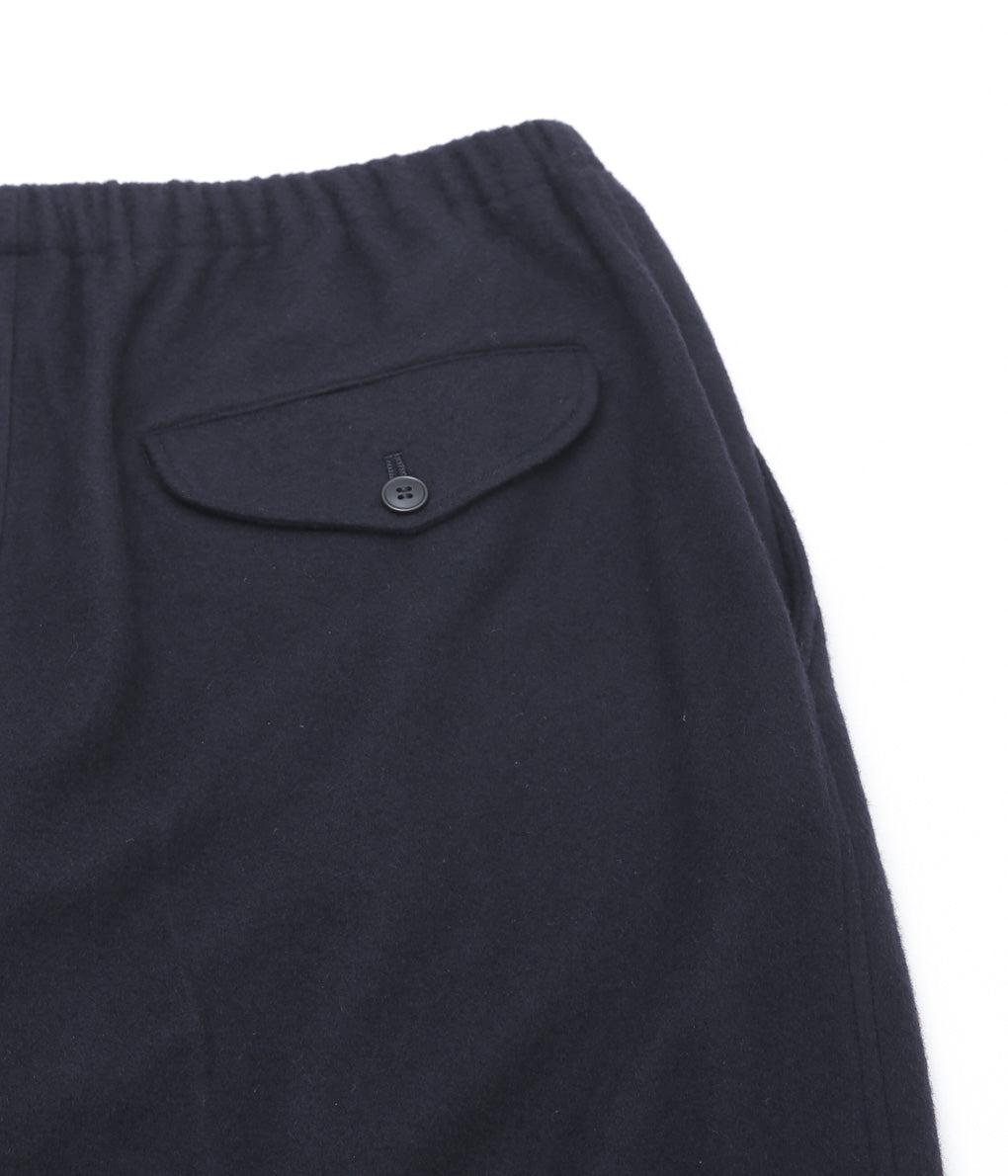 COMOLI ''カシミヤ ドローストリングパンツ'' (NAVY)