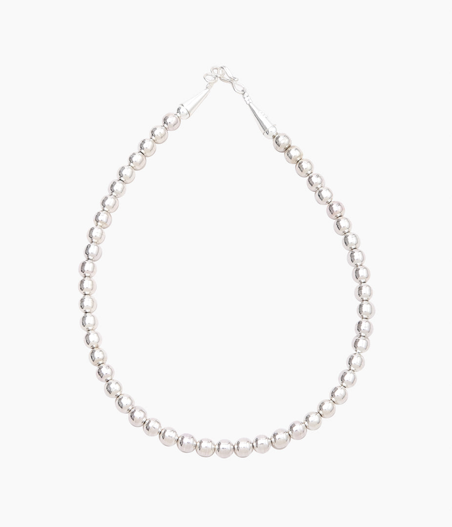 ERICKA NICOLAS BEGAY ''NAVAJO PEARL 7MM 35CM'' (SILVER)