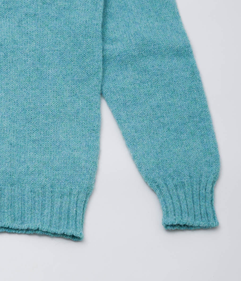 DE BONNE FACTURE ''SHAGGY SHEEP SWEATER''(WATERFALL)