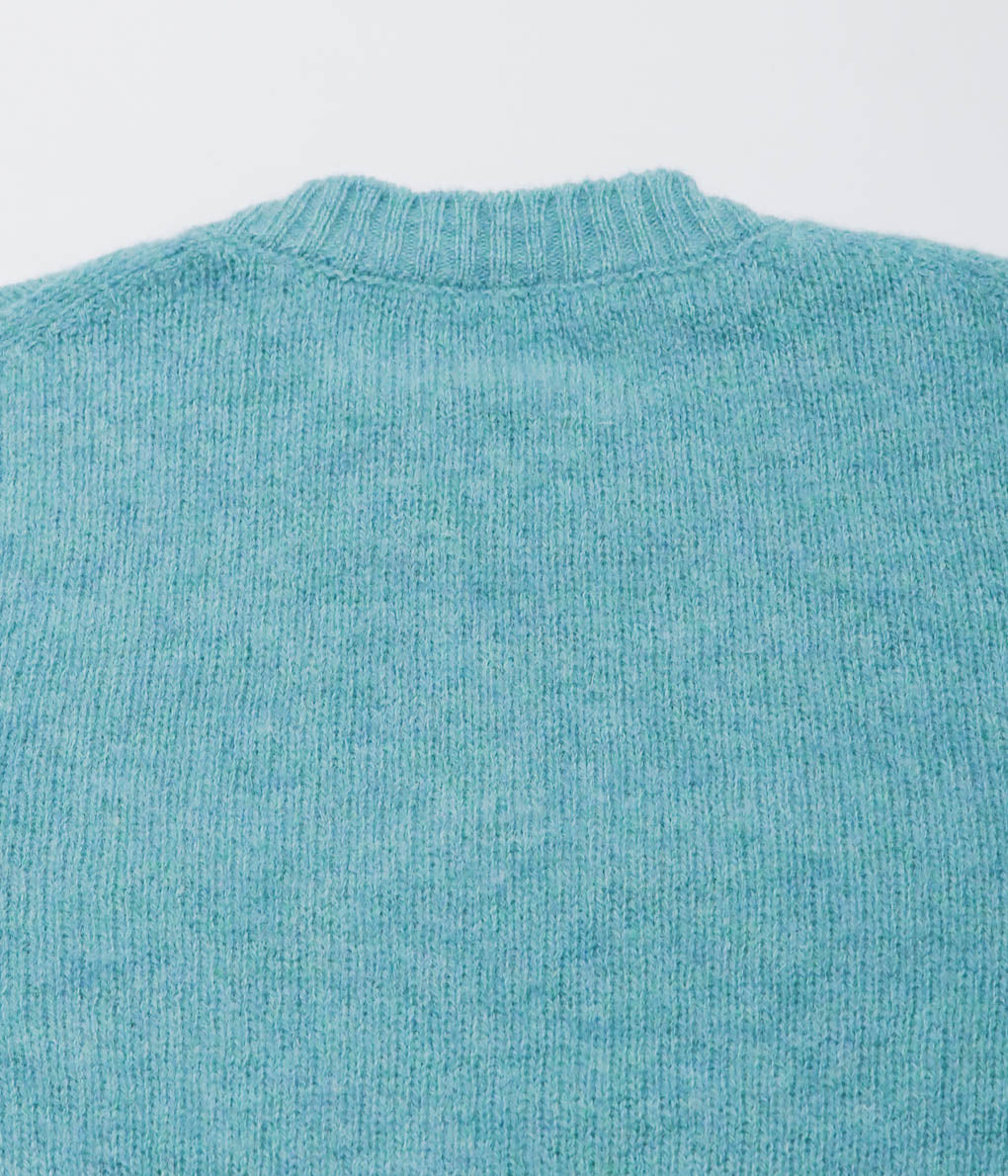 DE BONNE FACTURE ''SHAGGY SHEEP SWEATER''(WATERFALL)