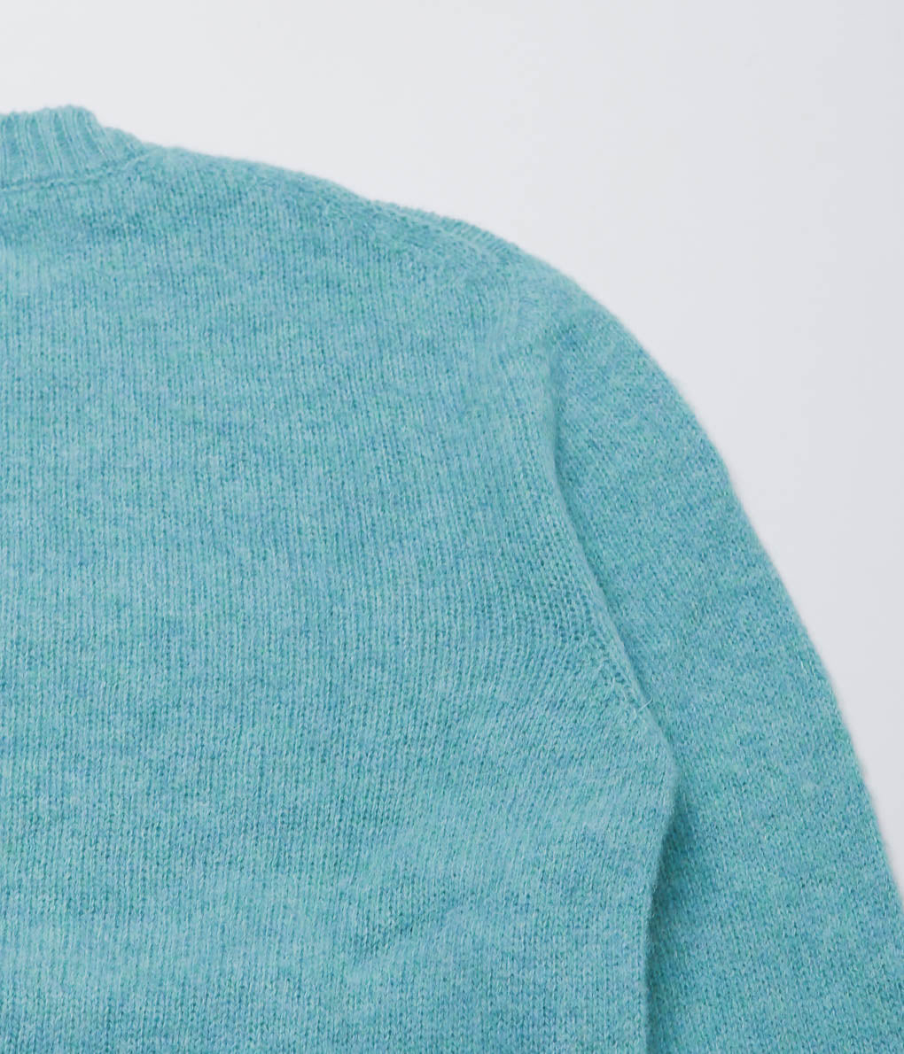 DE BONNE FACTURE ''SHAGGY SHEEP SWEATER''(WATERFALL)
