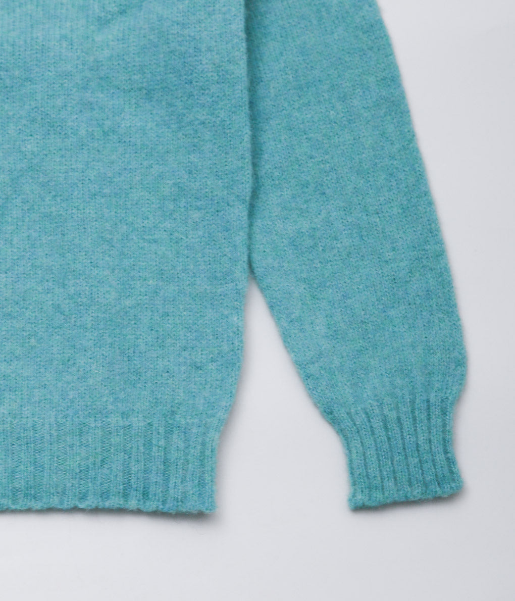 DE BONNE FACTURE ''SHAGGY SHEEP SWEATER''(WATERFALL)