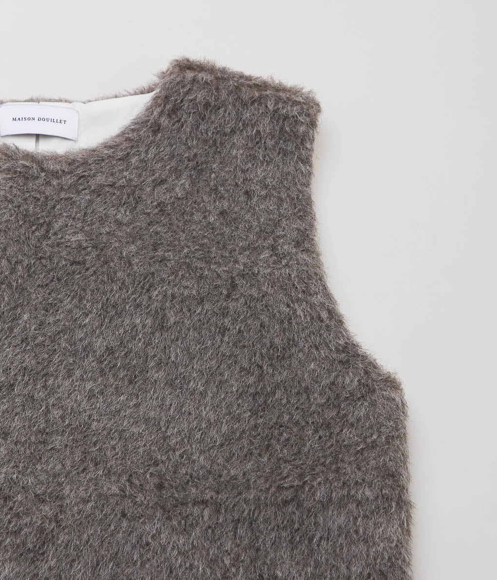 MAISON DOUILLET ''LE GILET D'ALPAGE'' (NATURAL GRAY)