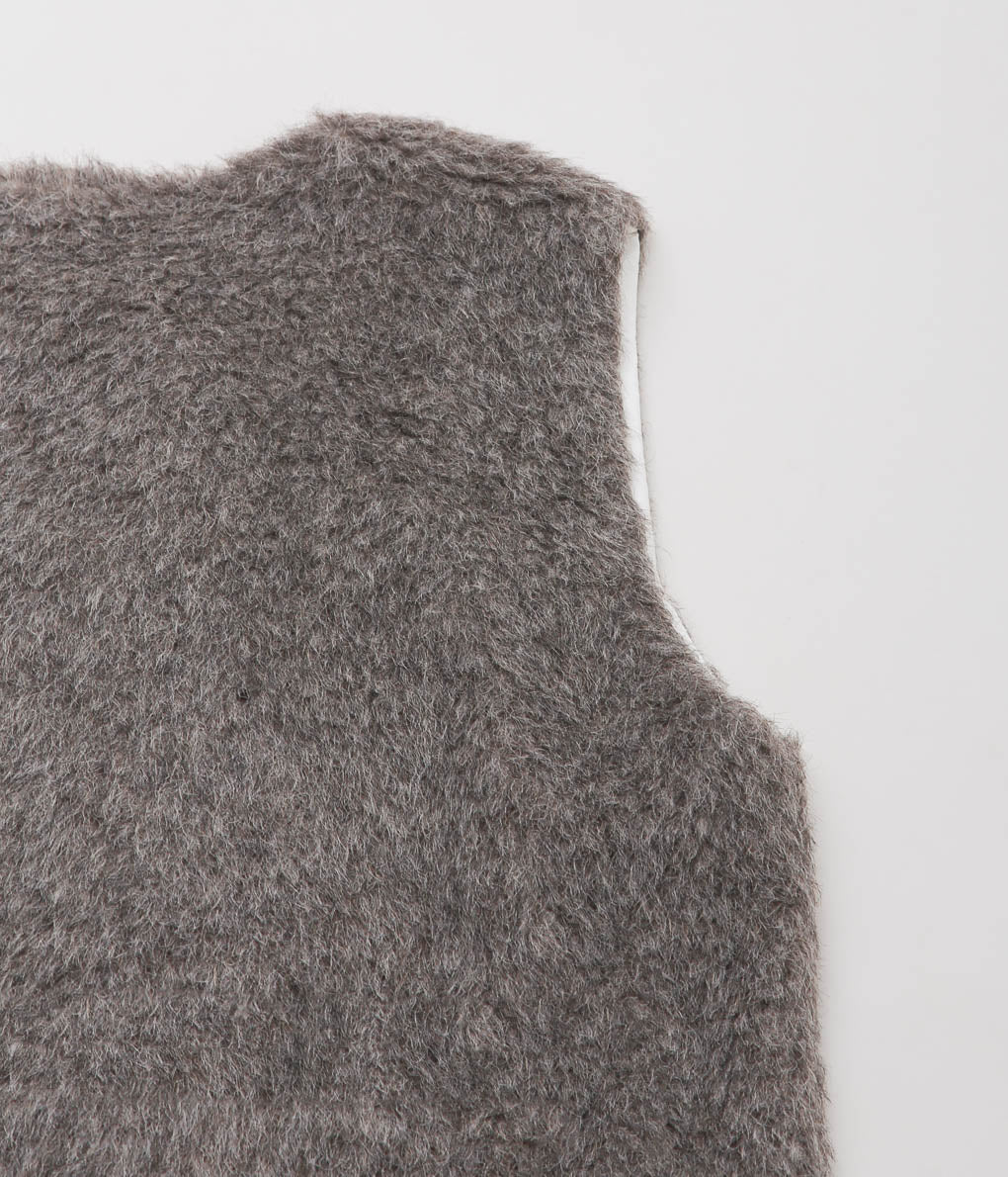 MAISON DOUILLET ''LE GILET D'ALPAGE'' (NATURAL GRAY)