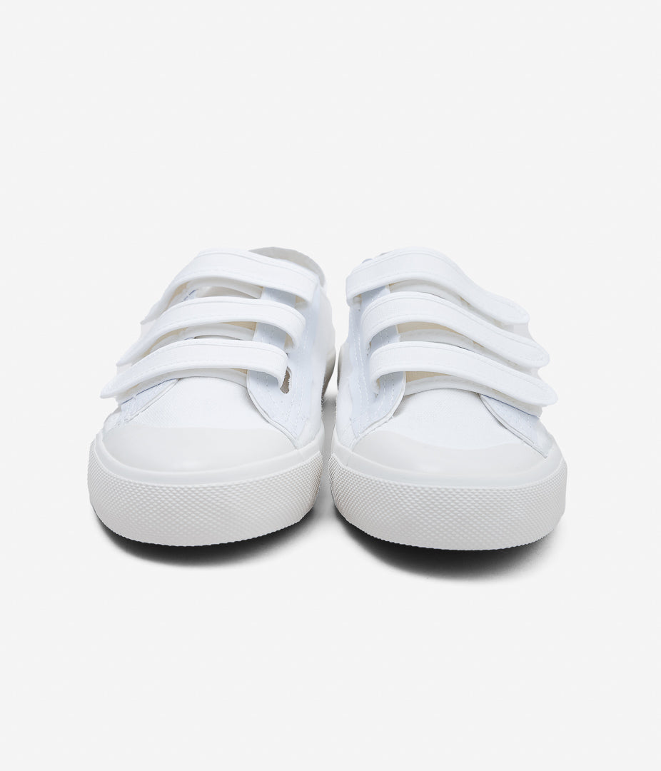 FEDERAL PRISON INDUSTRIES PRODUCTS '' TRIPLE VELCRO BASKETBALL SNEAKERS'' (WHITE)