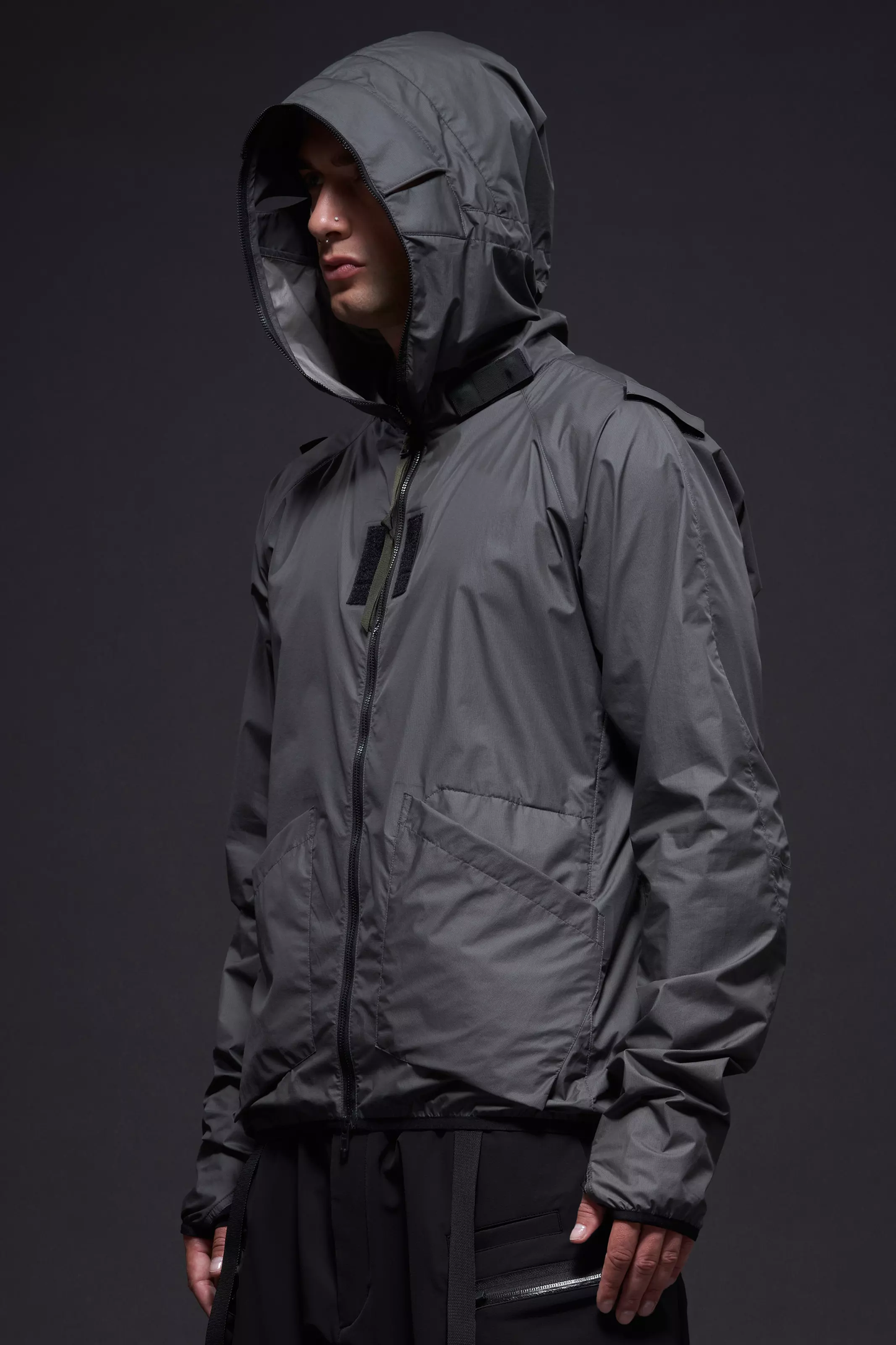 ACRONYM "J118-WS Packable Windstopper® Active Shell™ Jacket Gen. 1"(GRAY)