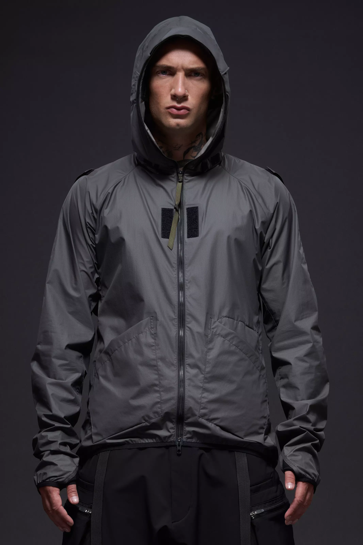 ACRONYM "J118-WS Packable Windstopper® Active Shell™ Jacket Gen. 1"(GRAY)