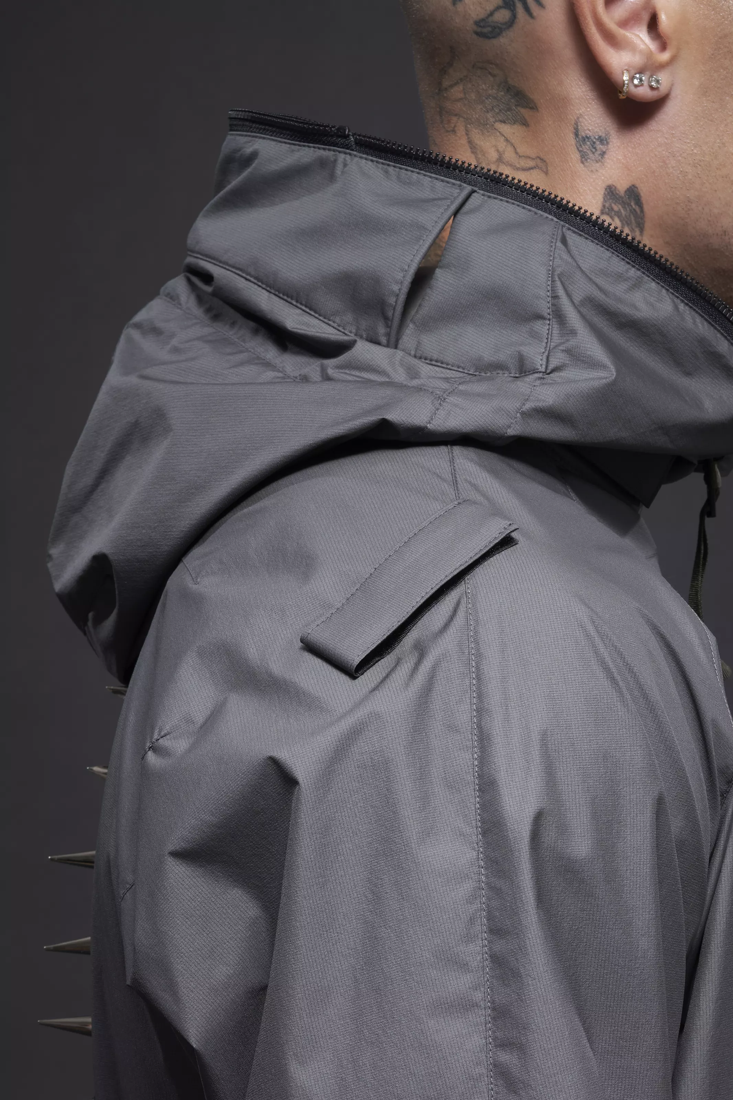 ACRONYM "J118-WS Packable Windstopper® Active Shell™ Jacket Gen. 1"(GRAY)