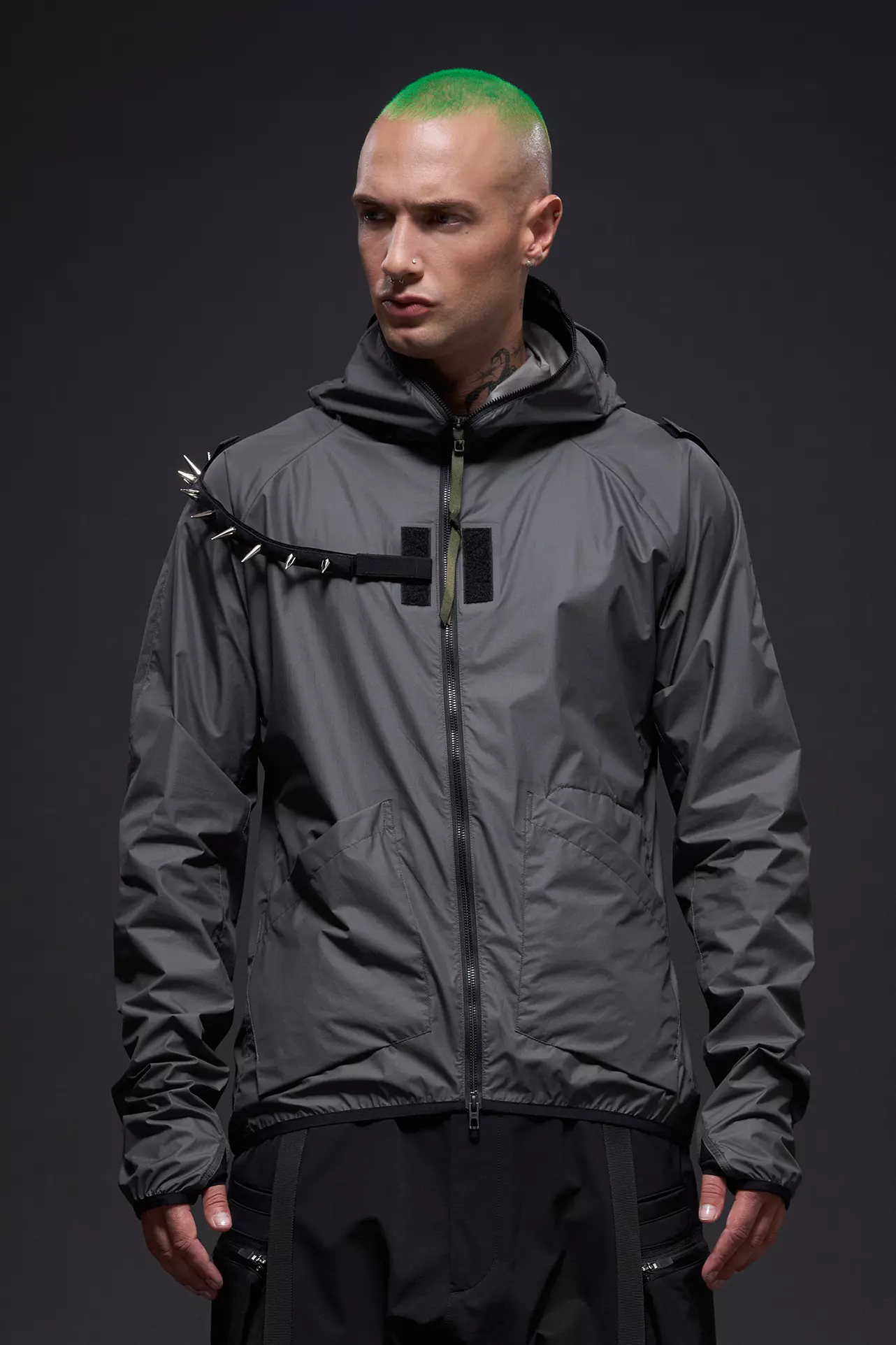 ACRONYM "J118-WS Packable Windstopper® Active Shell™ Jacket Gen. 1"(GRAY)