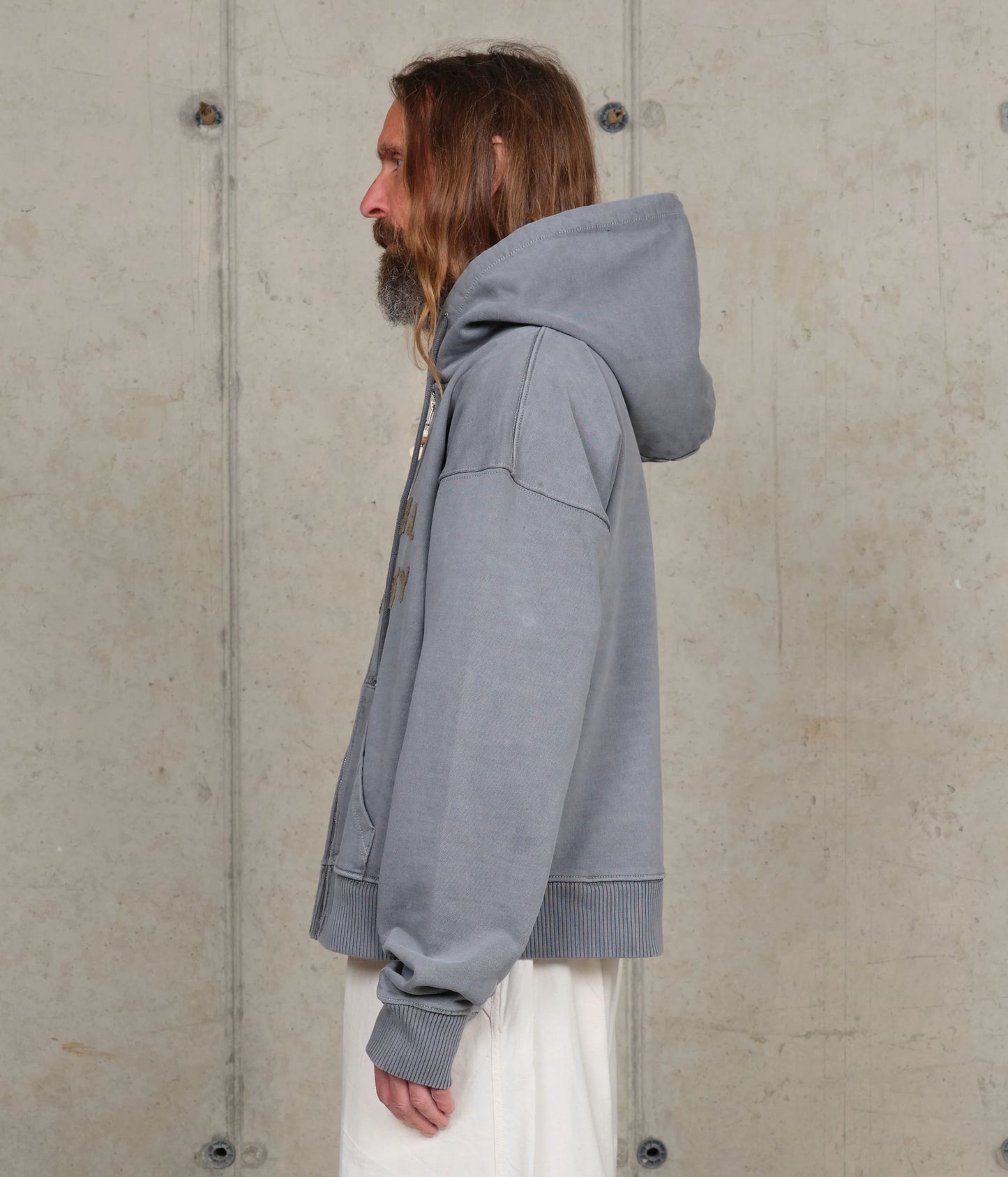 STORY MFG ``GEO ZIP HOODIE'' (BLACK)