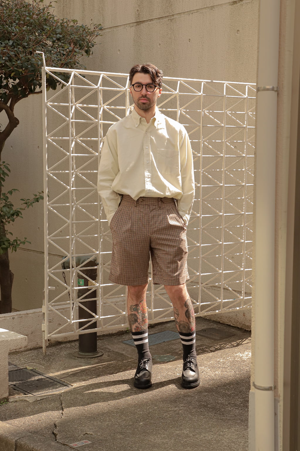 HERILL "COTTON OXFORDSHIRT"(HL)