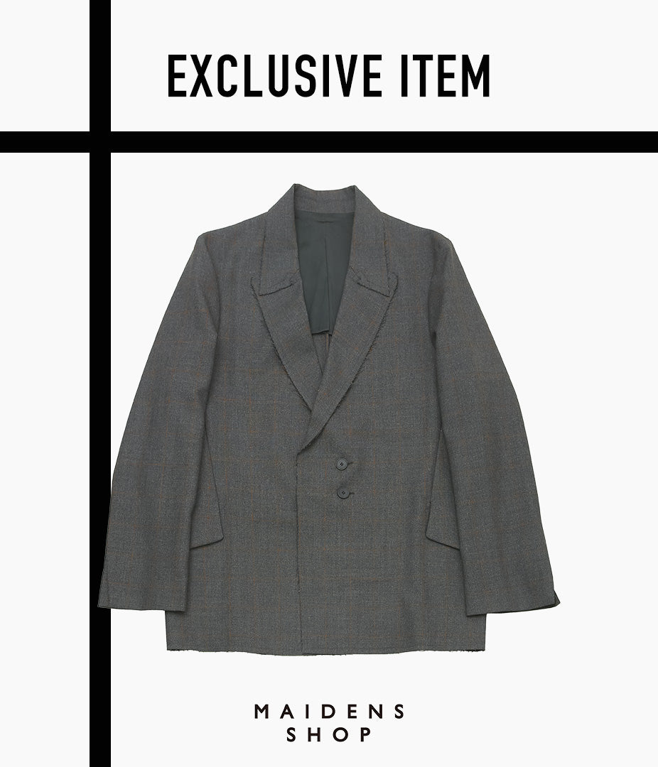 LEA BOBERG ''R.P.L. BLAZER｜DUGDALE TROPICAL BREEZE'' (MID GREY