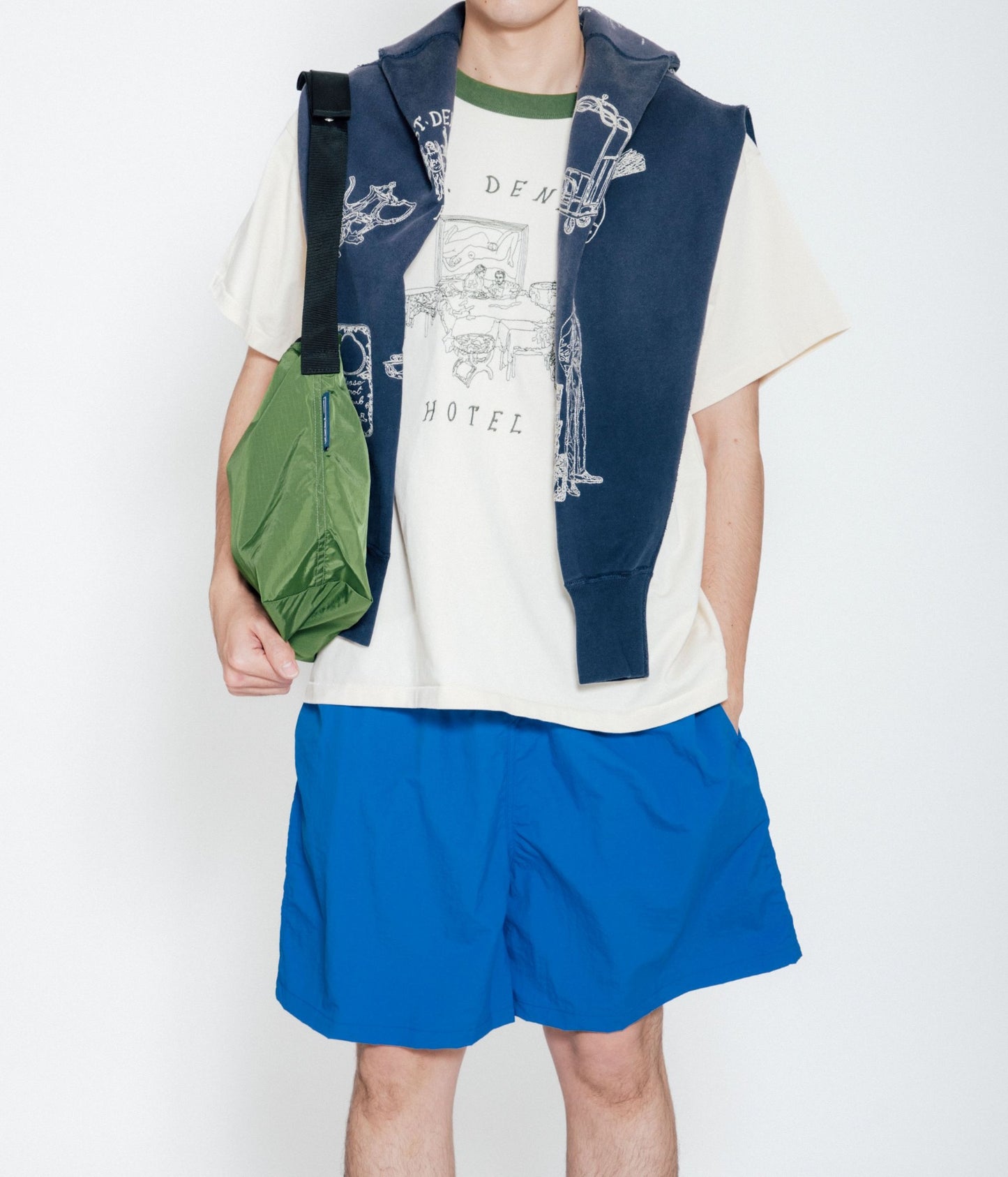 JULY NINE ''TRAINING SHORTS'' (WHITE)