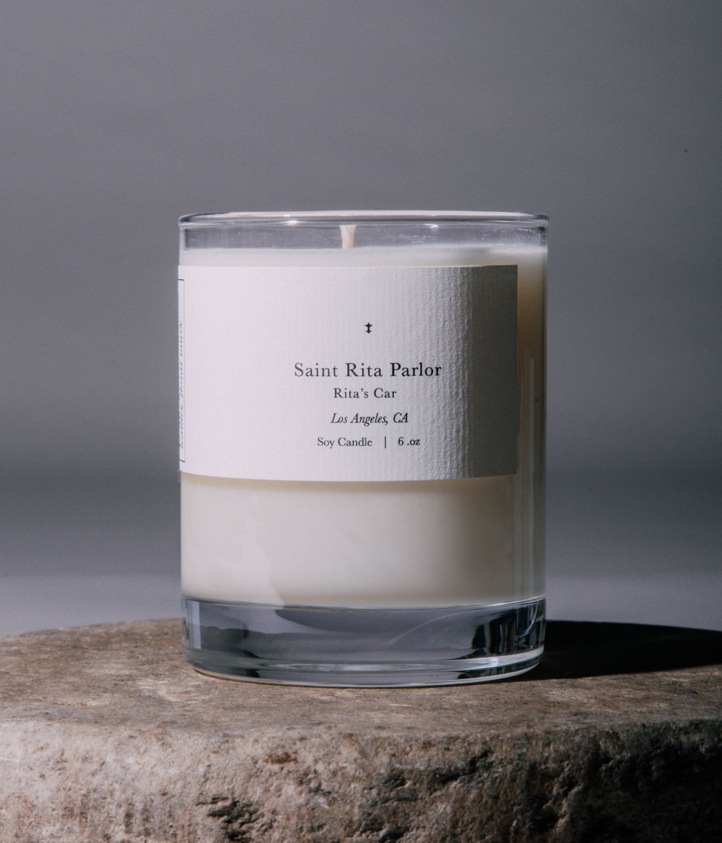 SAINT RITA PARLOR ''HANDPOURED SOY CANDLE'' (RITA'S CAR)