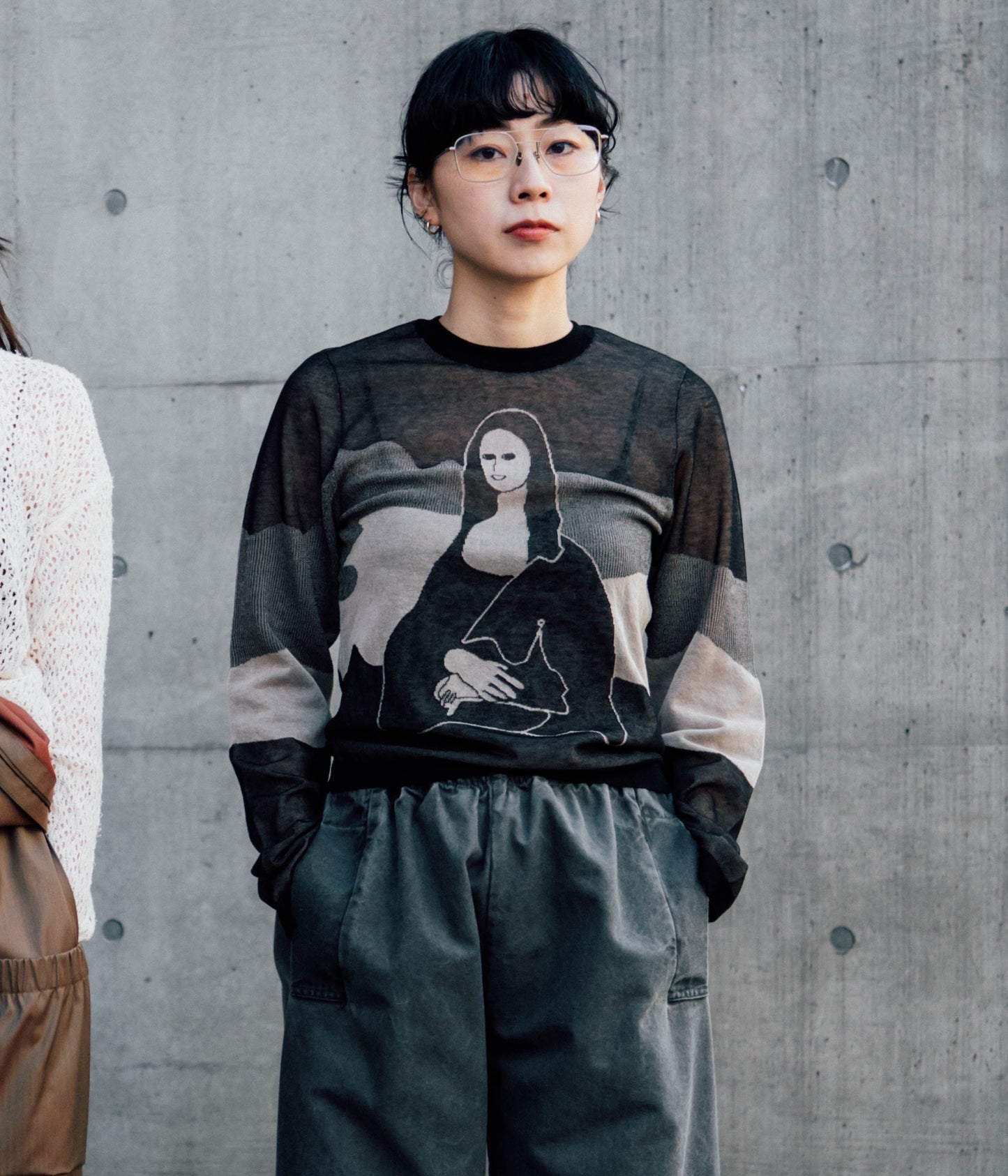 KOTA GUSHIKEN ''SEE-THROUGH MONA ''(BLACK)
