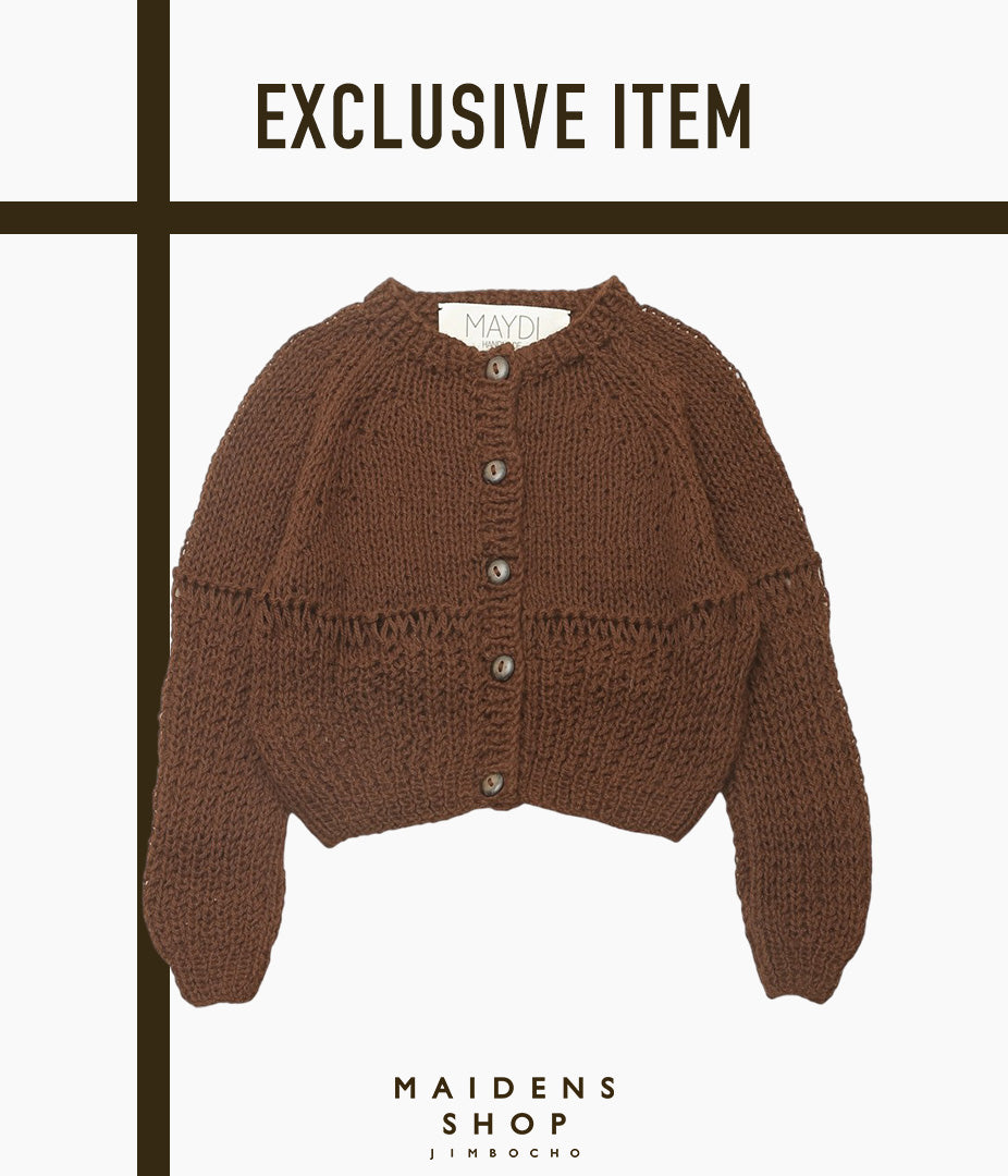 MAYDI ''CORAL CARDIGAN'' (CHOCOLATE CAFE) – THE STORE BY MAIDENS