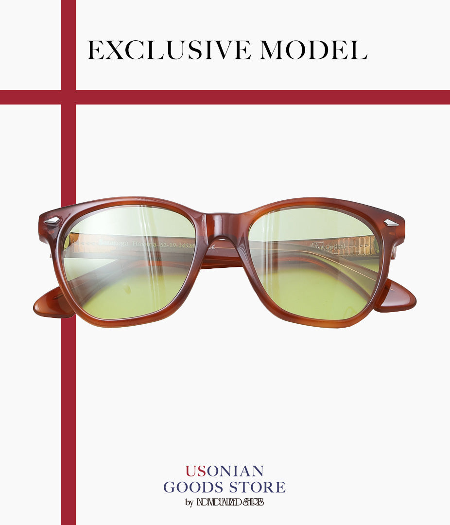 AMERICAN OPTICAL ''SARATOGA(EXCLUSIVE LENS COLOR)'' (HAVANA/GREEN)