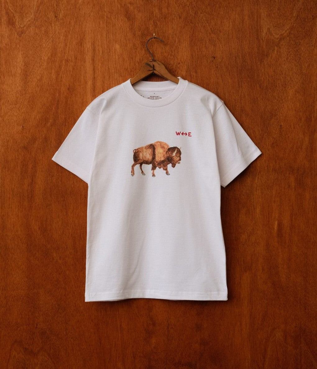 WILLIAM ELLERY ''ARCTIC BUFFALO TEE'' (WHITE)