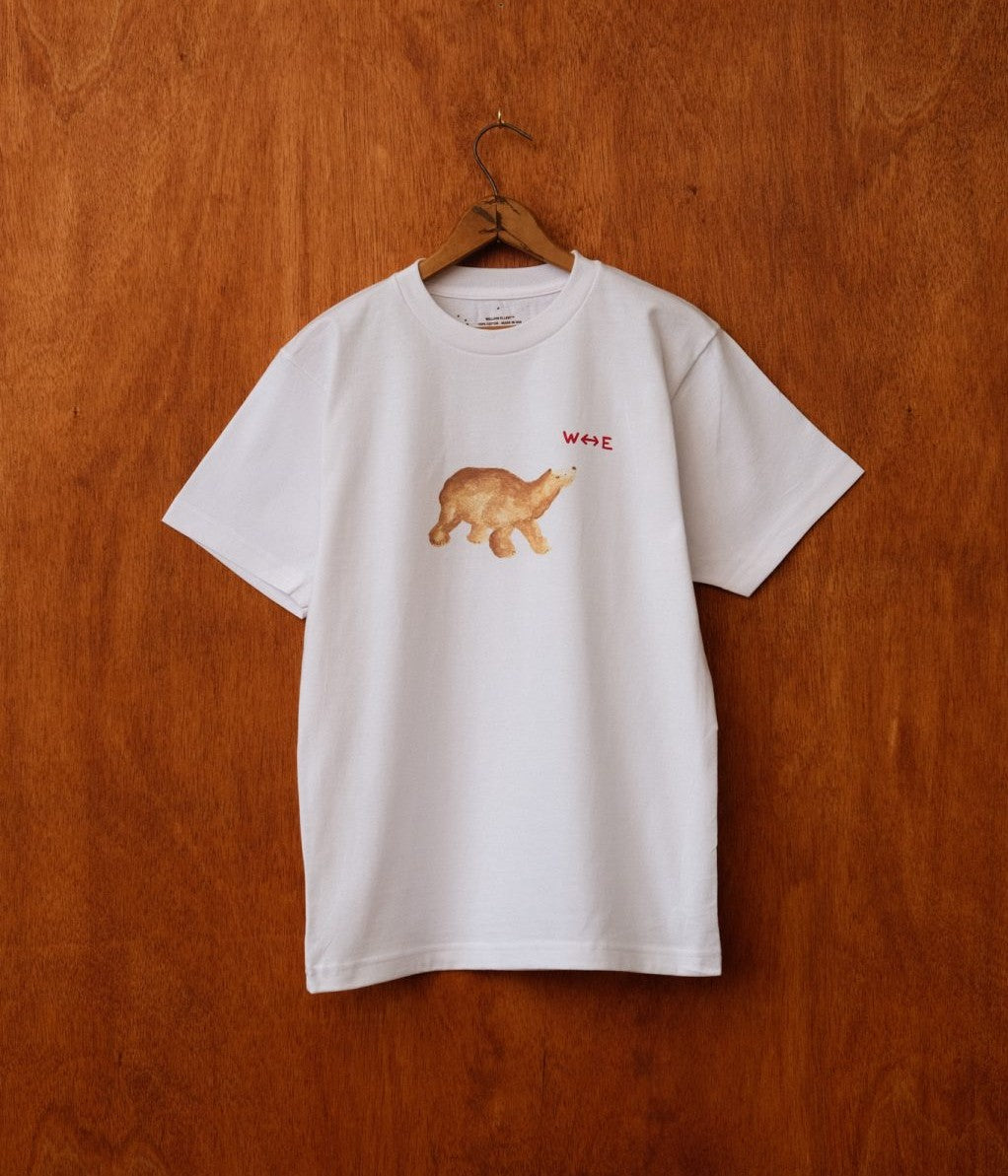 WILLIAM ELLERY ''ARCTIC BEAR TEE'' (WHITE)