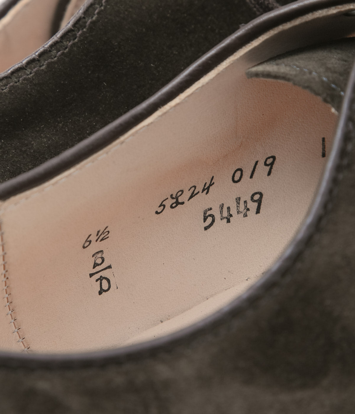 ALDEN ''V-TIP'' (LODEN SUEDE)