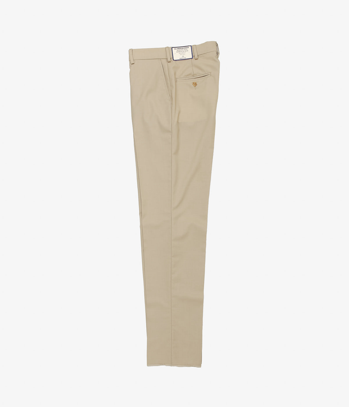 ALL AMERICAN KHAKIS ''WORSTED WOOL(RELAXED FIT)'' (BEIGE)