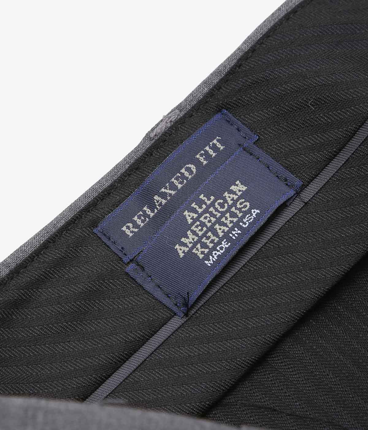 ALL AMERICAN KHAKIS ''WORSTED WOOL(RELAXED FIT)'' (LT.GRAY)