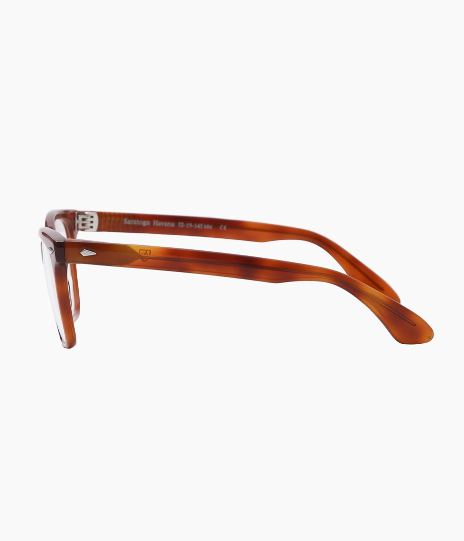 AMERICAN OPTICAL ``SARATOGA'' (HAVANA/CLEAR LENS)
