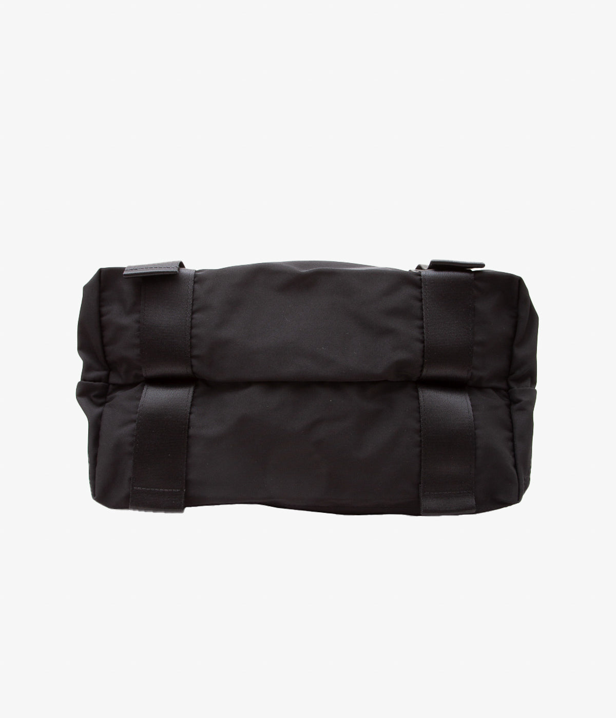AMIACALVA ''GABARDINE MESSENGER BAG'' (BLACK)