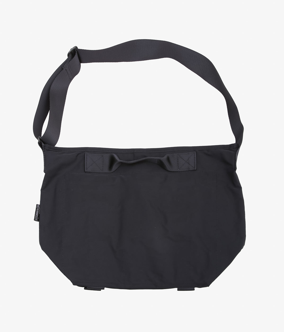 AMIACALVA ''GABARDINE MESSENGER BAG'' (BLACK)