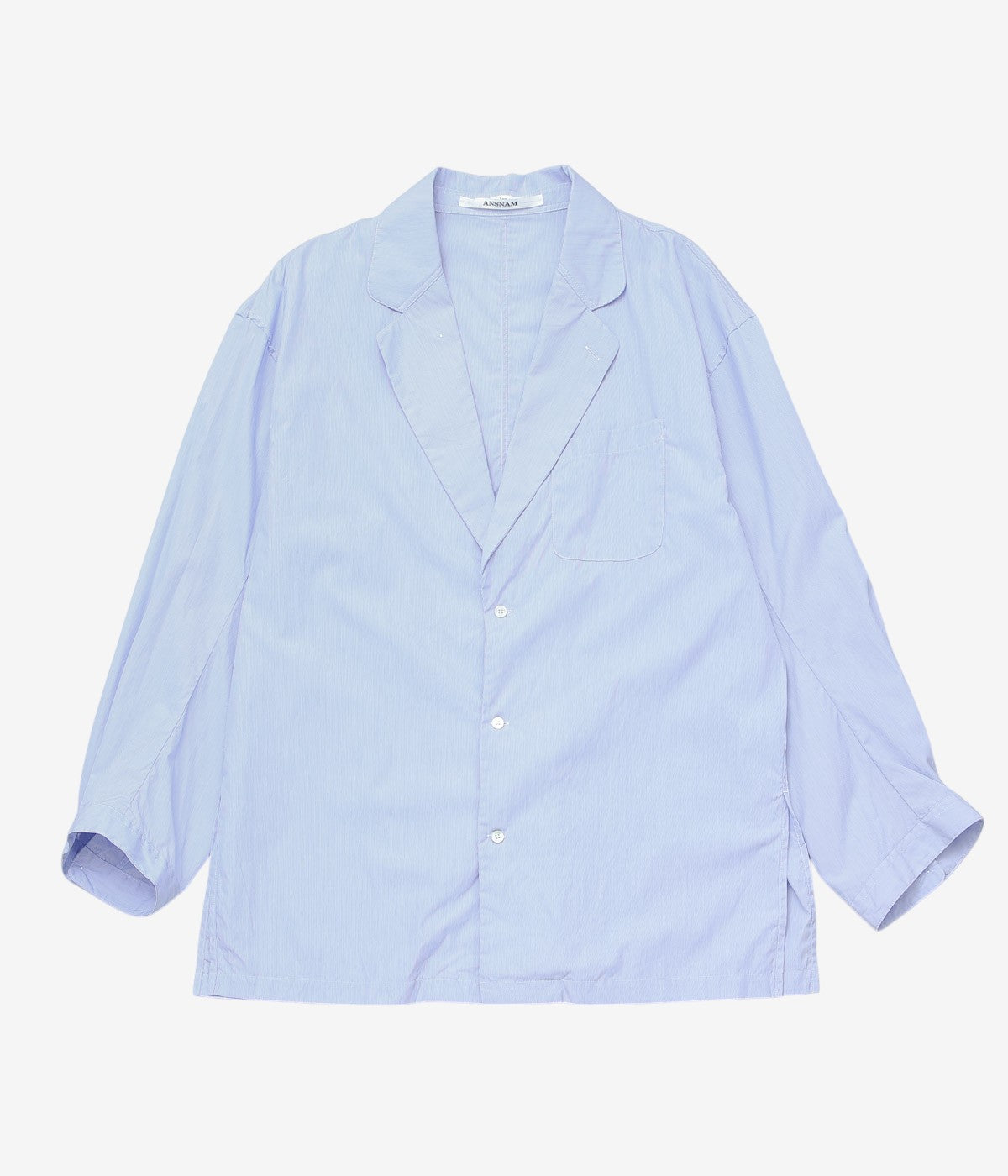 ANSNAM BIG PA-JACKET BLUE PINSTRIPE 3 BLUE PINSTRIPE