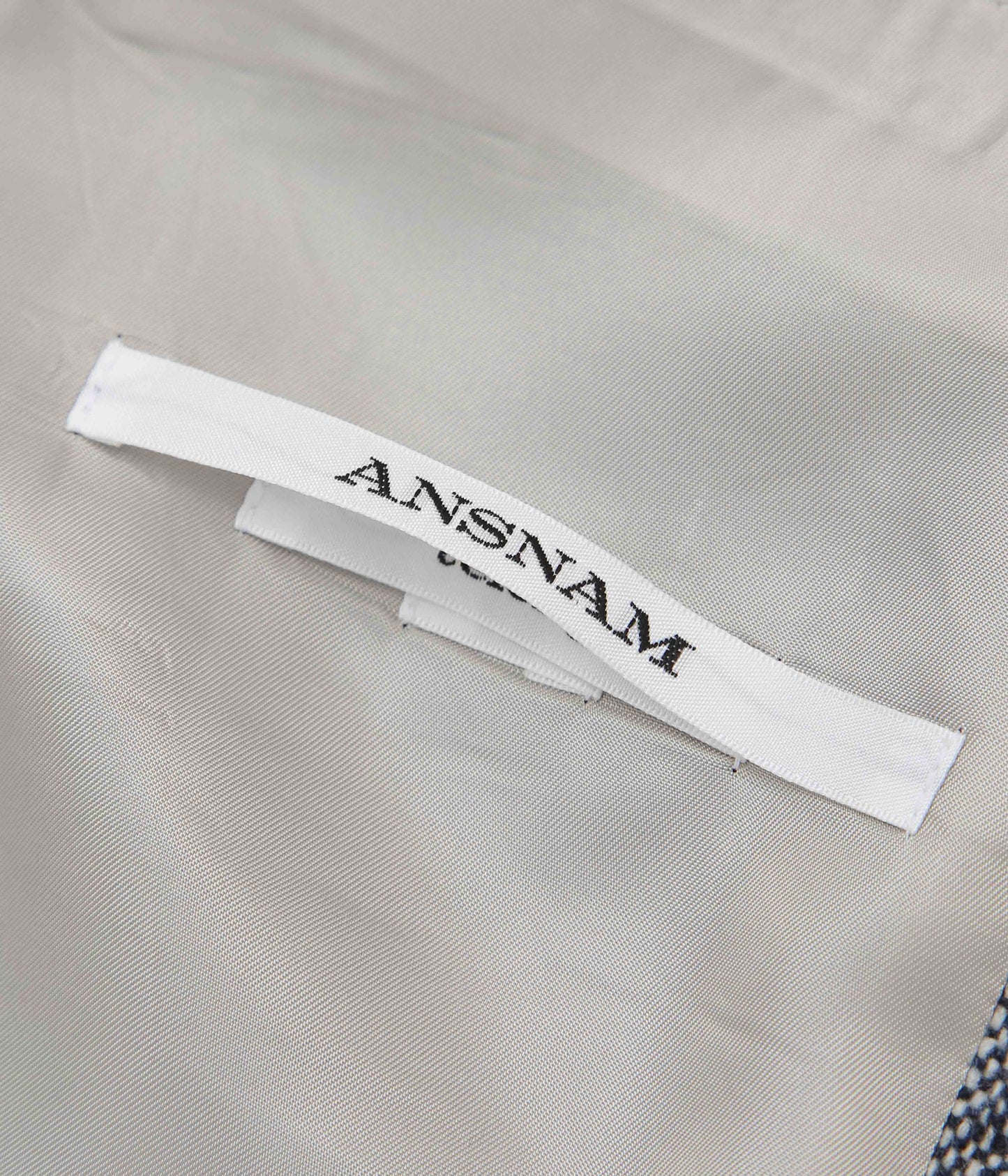 ANSNAM ''CASHMERE NEP JACKET'' (BLUE MIX)