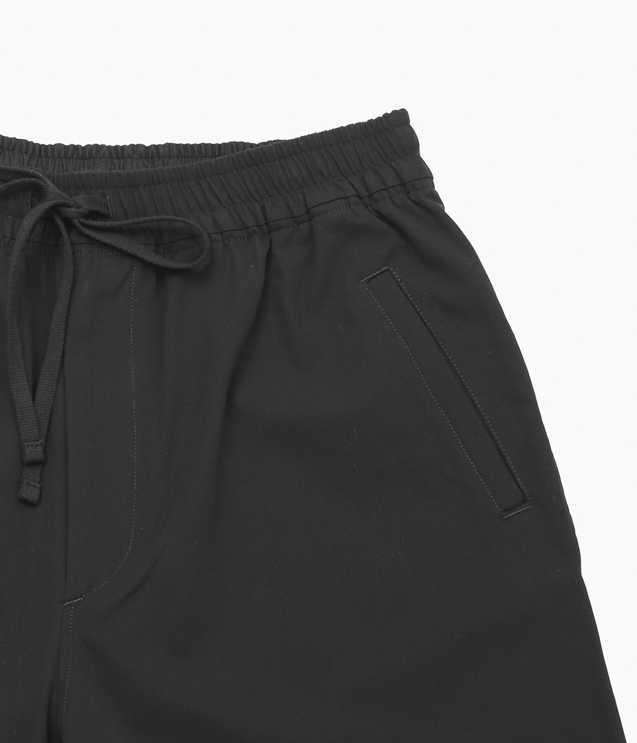 ANSNAM ''DRY SHORT PANTS|COTTON GABARDINE'' (BLACK)