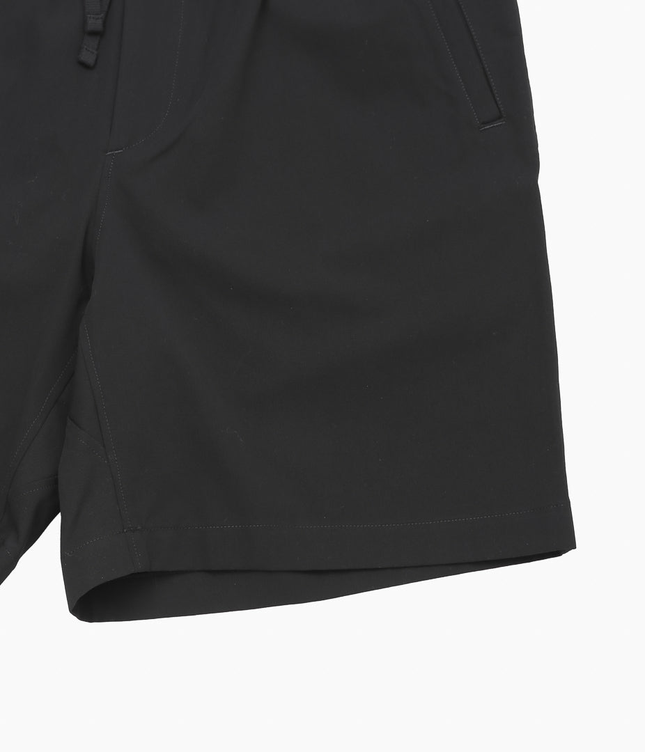 ANSNAM ''DRY SHORT PANTS|COTTON GABARDINE'' (BLACK)