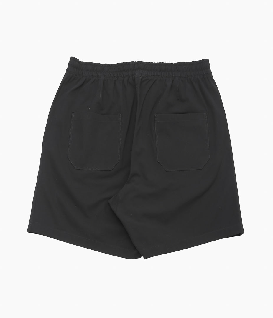 ANSNAM ''DRY SHORT PANTS|COTTON GABARDINE'' (BLACK)