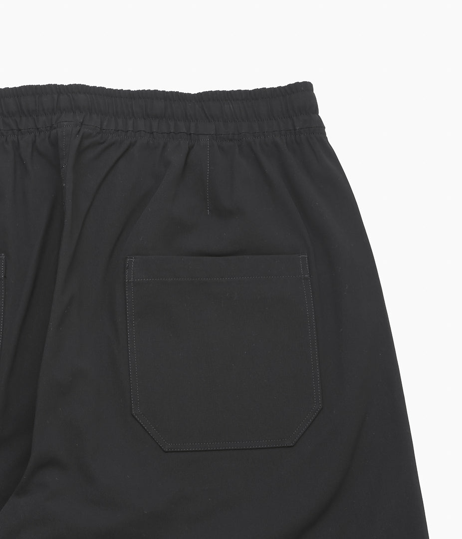 ANSNAM ''DRY SHORT PANTS|COTTON GABARDINE'' (BLACK)