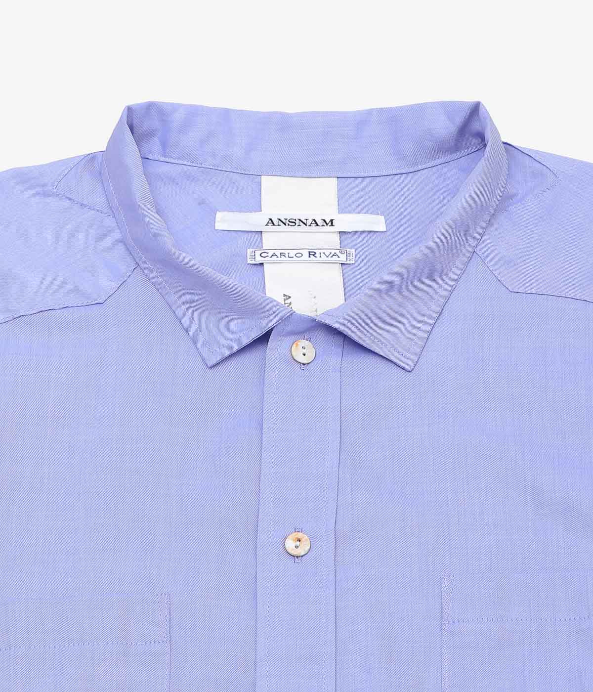 ANSNAM ''EX SHIRT|CARLO RIVA'' (BLUE)