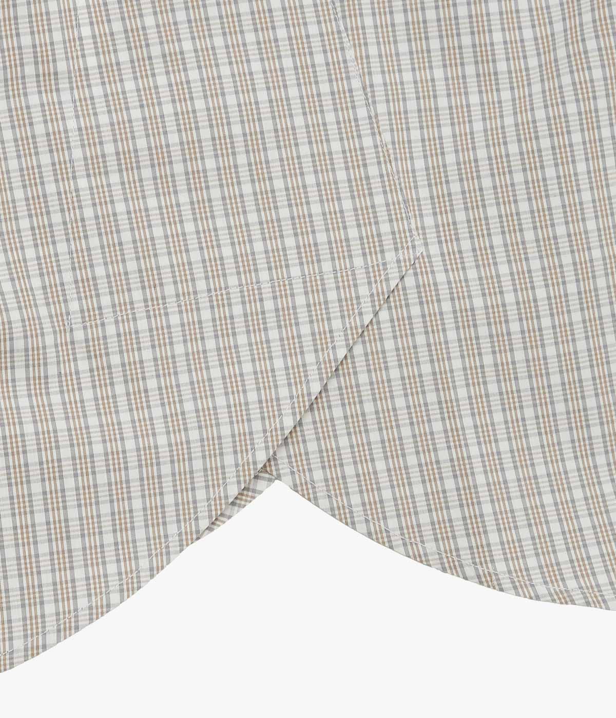 ANSNAM ''EX SHIRT|DEADSTOCK'' (BEIGE×GREY CHECK)