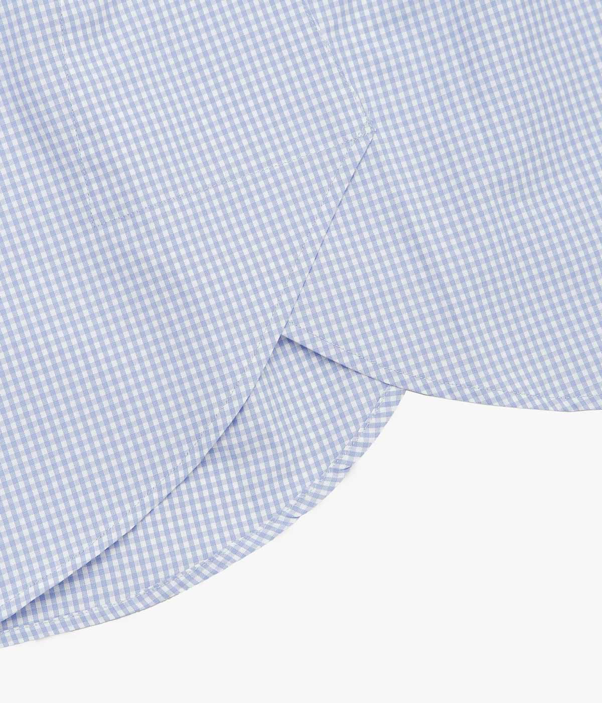 ANSNAM ''EX SHIRT|DEADSTOCK'' (LIGHT BLUE GINGHAM CHECK)