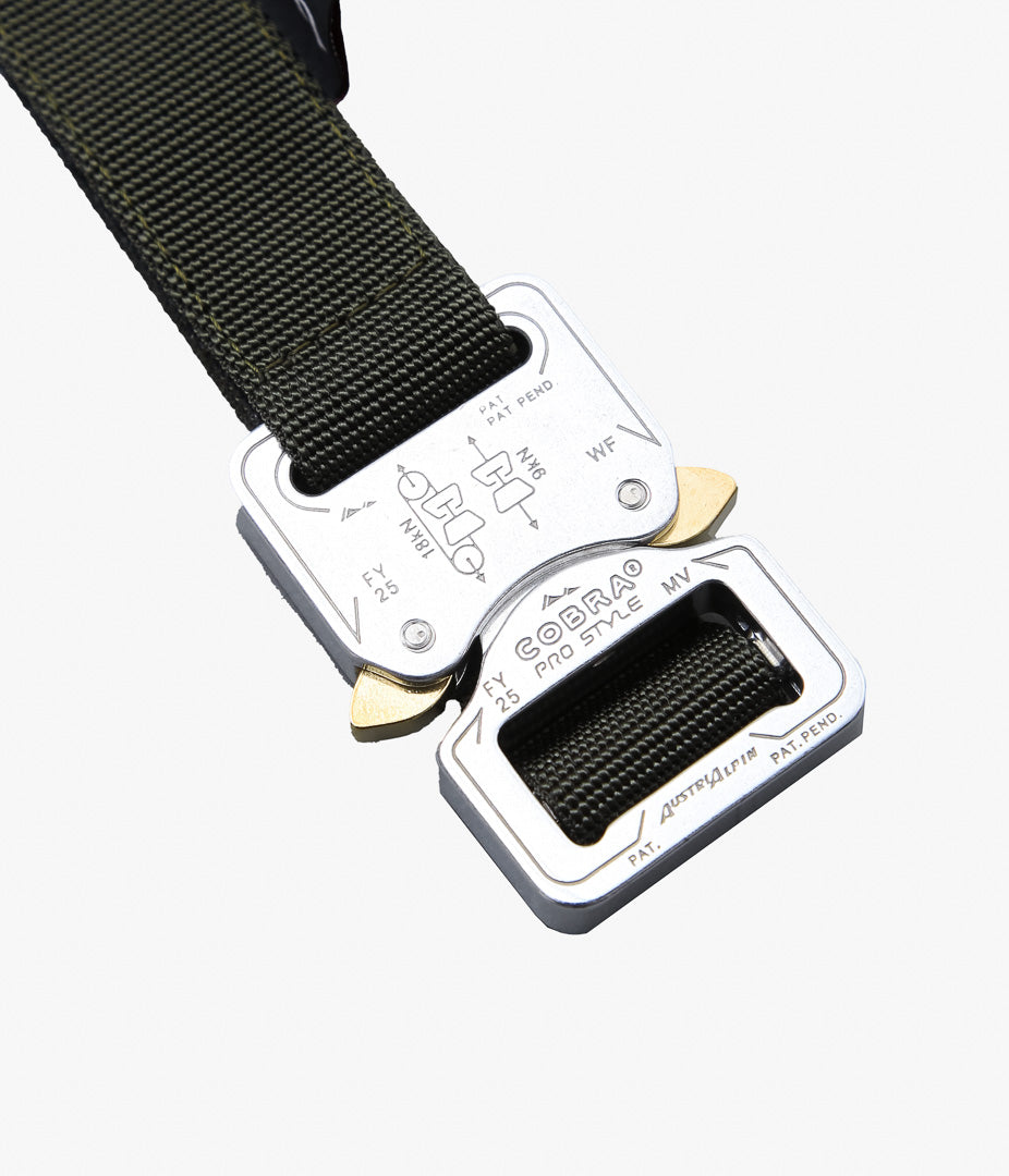 BAGJACK ''25MM BELT COBRA'' (OLIVE/SILVER)