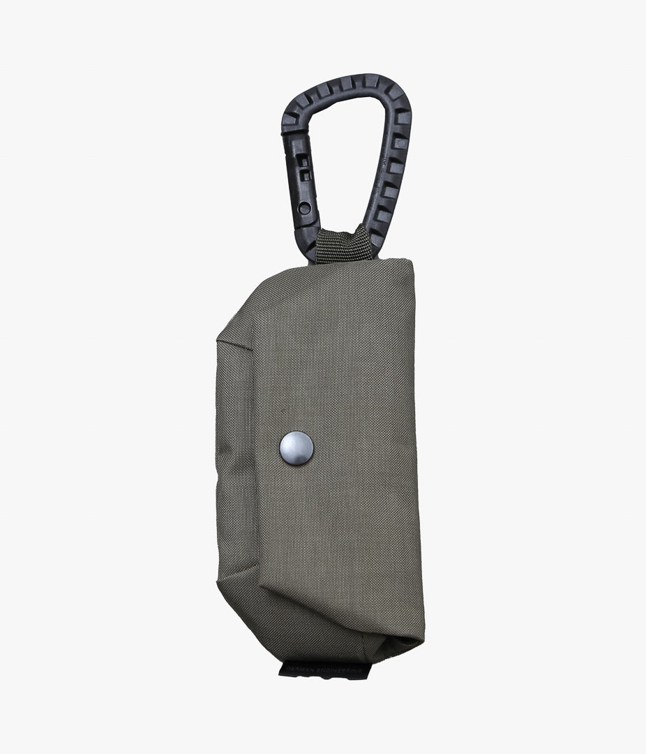 BAGJACK ''MOUSE POUCH L CARABINER'' (KHAKI/OLIVE)
